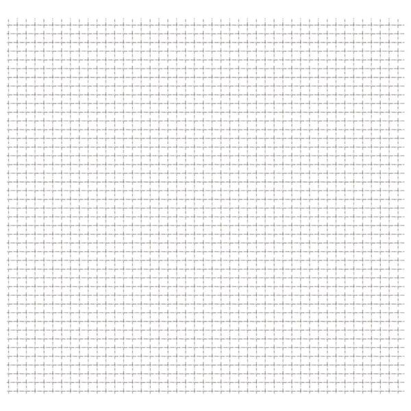 vidaXL Crimped Garden Wire Fence Stainless Steel 50x50 cm 31x31x3 mm