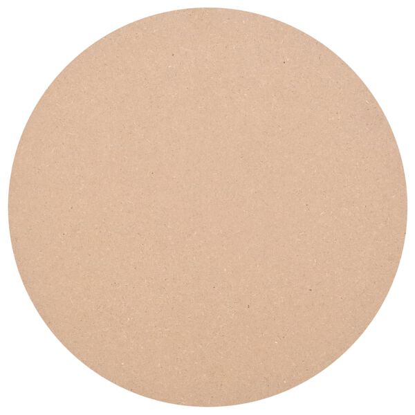 vidaXL Table Top Round MDF 600x18 mm