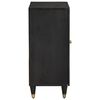 vidaXL Sideboard Black 60 x 33 x 75 cm Solid Mango Wood