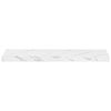 vidaXL Wall Shelf White Marble 80 x 23.5 x 4 cm Engineered Wood