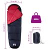 vidaXL Mummy Sleeping Bag for Adults Camping 3 Seasons