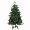 vidaXL Artificial Christmas Tree with 150 LEDs with Stand Green 120 cm