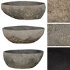 vidaXL Basin River Stone Oval (29-38)x(24-31) cm