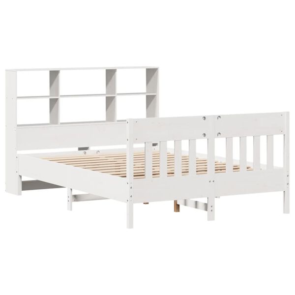 vidaXL Bed Frame without Mattress White 160x200 cm Solid Wood Pine