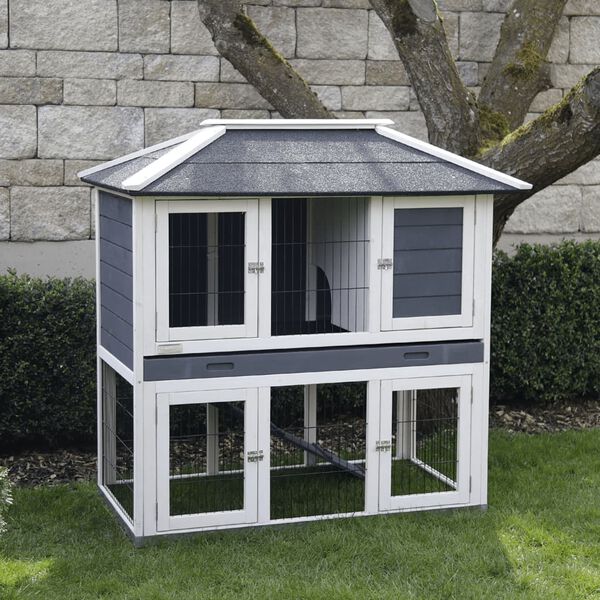 Kerbl Rodent Pen Villa 118x68x118 cm Wood Glazed