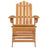 vidaXL Garden Adirondack Chairs with Footrests 2 pcs Solid Wood Acacia