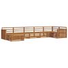 vidaXL Sofa Sets 7 pcs Natural Solid Acacia Wood