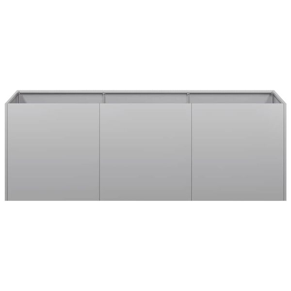vidaXL Planter 120x40x40 cm Galvanised Steel