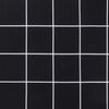 vidaXL Pallet Cushion Black Check Pattern 60x40x12 cm Fabric