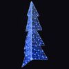 vidaXL Christmas Tree with 160 LEDs Blue 150 cm Acrylic