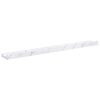 vidaXL Wall Shelf 2 pcs White Marble 80 x 9 x 3 cm Engineered Wood