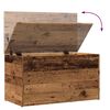 vidaXL Storage Chest Old Wood 84x42x46 cm Engineered Wood
