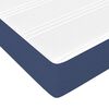 vidaXL Pocket Spring Bed Mattress Blue 100x200x20 cm Fabric