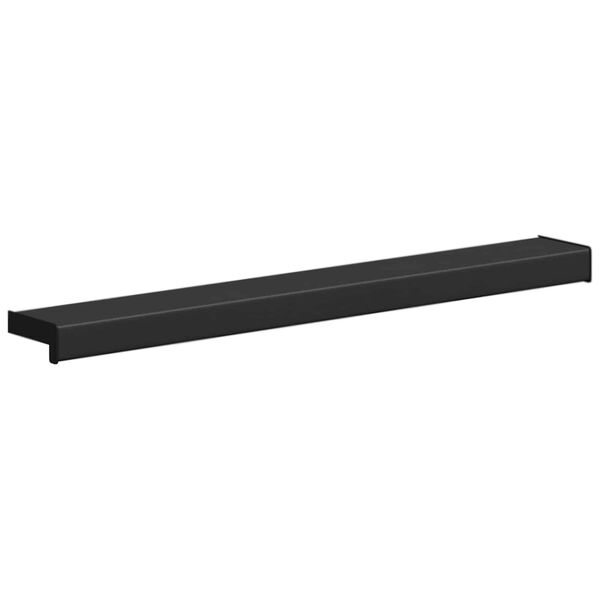 vidaXL Window Sill Black with Wood Grain 80 x 10 x 4.5 cm PVC