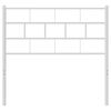 vidaXL Metal Replace Headboard White 107 cm