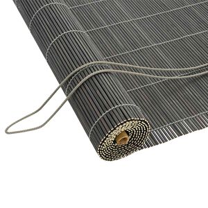 vidaXL Roller Blind Grey 60 x 160 cm Bamboo