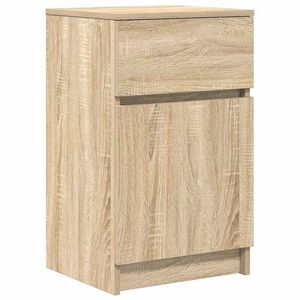 vidaXL Bedside Cabinet Sonoma Oak 39x35x65 cm Engineered Wood