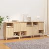 vidaXL Sideboards 3 pcs Sonoma Oak 60x35x70 cm Engineered Wood