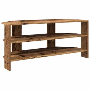 vidaXL Corner TV Cabinet Old Wood 102x40.5x45cm Engineered Wood