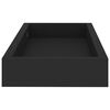 vidaXL Loggia Wall Shelves 4 pcs Black 40x15x4 cm MDF