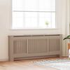 vidaXL Radiator Cover 2 pcs Brown 205 x 20.5 x 81.5cm Engineered Wood