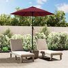 vidaXL Garden Parasol Burgundy 200x224 cm Aluminium