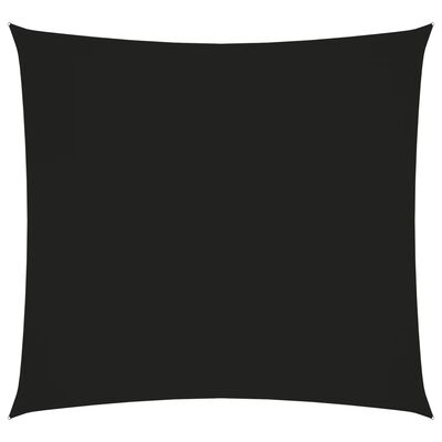 vidaXL Sunshade Sail Oxford Fabric Square 3x3 m Black