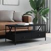 vidaXL Coffee Table Black 100x51x45 cm Engineered Wood