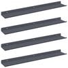 vidaXL Floating Shelf 4 pcs Anthracite 60 x 8.5 x 2.5 cm Steel