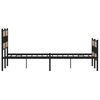 vidaXL Metal Bed Frame without Mattress Sonoma Oak 150x200 cm King Size