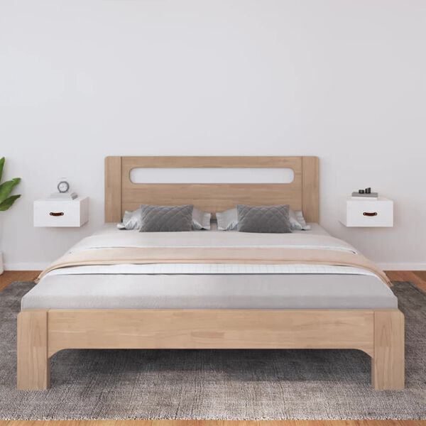 vidaXL Wall-mounted Bedside Cabinets 2 pcs White 40x29.5x22 cm