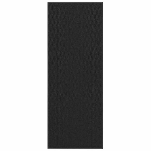 vidaXL Doormat Black 115x300 cm