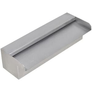 Rectangular Waterfall Pool Fountain Stainless Steel 30 cm