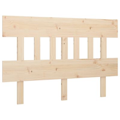 vidaXL Bed Headboard 138.5x3x81 cm Solid Wood Pine