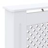 vidaXL MDF Radiator Cover White 78 cm
