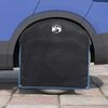 vidaXL Wheel Cover Black and Blue 108 x 76 cm Oxford