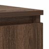 vidaXL Sideboard with Drawers Brown Oak 100.5x35x98.5 cm Engineered Wood