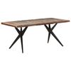 vidaXL Dining Table 180x90x76 cm Solid Reclaimed Wood
