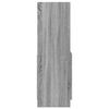 vidaXL Highboard Grey Sonoma 92x33x100 cm Engineered Wood