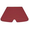 vidaXL Replacement Canopy for Garden Swing Wine Red 150/130x105/70 cm