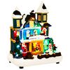 vidaXL Christmas Village Scene with Sleigh SALO 19 x 13 x 24 cm Resin