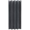 vidaXL Blackout Curtains 2 pcs Light Grey 140 x 175 cm Velvet
