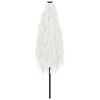 vidaXL Garden Parasol with Steel Pole White 288x288x225 cm