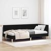 vidaXL Corner Bed Frame with Headboard Black 90 cm x 190 cm Velvet