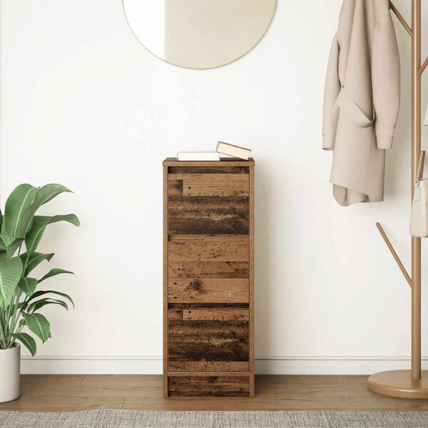 vidaXL Sideboard Old Wood 29.5x34x76 cm Engineered Wood