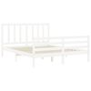 vidaXL Bed Frame without Mattress White 160x200 cm Solid Wood Pine