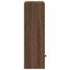 vidaXL Bookcase Brown Oak 31x24x77 cm Engineered Wood