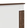 vidaXL Headboard Brown Oak 200 cm Engineered wood