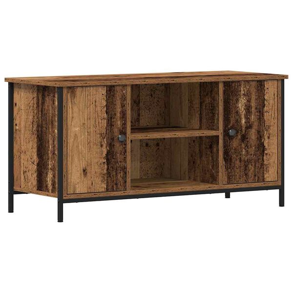 vidaXL TV Cabinet Old wood 100 x 40 x 50 cm Engineered wood