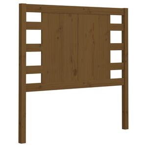 vidaXL Headboard Honey Brown 96x4x100 cm Solid Wood Pine